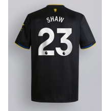 Manchester United Luke Shaw #23 Derde tenue 2025-26 Korte Mouwen