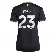 Manchester United Luke Shaw #23 Derde tenue Dames 2025-26 Korte Mouwen