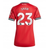 Manchester United Luke Shaw #23 Thuis tenue Dames 2025-26 Korte Mouwen