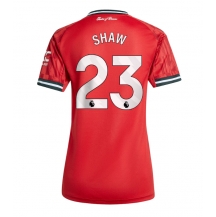 Manchester United Luke Shaw #23 Thuis tenue Dames 2025-26 Korte Mouwen