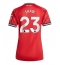 Manchester United Luke Shaw #23 Thuis tenue Dames 2025-26 Korte Mouwen