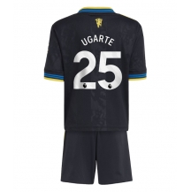 Manchester United Manuel Ugarte #25 Derde tenue Kids 2025-26 Korte Mouwen (+ broek)