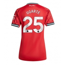 Manchester United Manuel Ugarte #25 Thuis tenue Dames 2025-26 Korte Mouwen