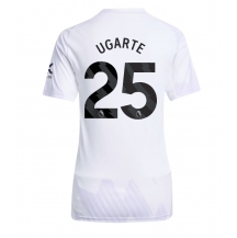 Manchester United Manuel Ugarte #25 Uit tenue Dames 2025-26 Korte Mouwen