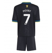 Manchester United Mason Mount #7 Derde tenue Kids 2025-26 Korte Mouwen (+ broek)