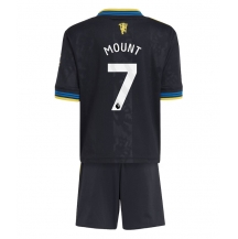 Manchester United Mason Mount #7 Derde tenue Kids 2025-26 Korte Mouwen (+ broek)
