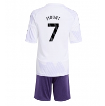 Manchester United Mason Mount #7 Uit tenue Kids 2025-26 Korte Mouwen (+ broek)