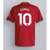 Manchester United Matheus Cunha #10 Thuis tenue 2025-26 Korte Mouwen