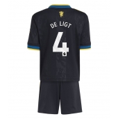 Manchester United Matthijs de Ligt #4 Derde tenue Kids 2025-26 Korte Mouwen (+ broek)