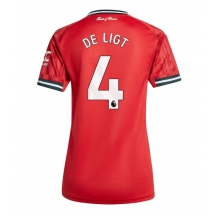 Manchester United Matthijs de Ligt #4 Thuis tenue Dames 2025-26 Korte Mouwen