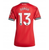 Manchester United Patrick Dorgu #13 Thuis tenue Dames 2025-26 Korte Mouwen