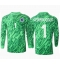 Nederland Bart Verbruggen #1 Keeper Thuis tenue EK 2024 Lange Mouwen