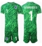 Nederland Bart Verbruggen #1 Keeper Thuis tenue Kids EK 2024 Korte Mouwen (+ broek)