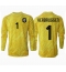 Nederland Bart Verbruggen #1 Keeper Uit tenue EK 2024 Lange Mouwen