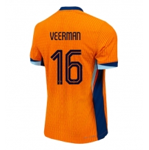 Nederland Joey Veerman #16 Thuis tenue EK 2024 Korte Mouwen
