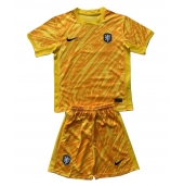 Nederland Keeper Uit tenue Kids EK 2024 Korte Mouwen (+ broek)