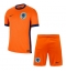 Nederland Thuis tenue Kids EK 2024 Korte Mouwen (+ broek)