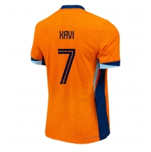 Nederland Xavi Simons #7 Thuis tenue EK 2024 Korte Mouwen