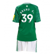 Newcastle United Bruno Guimaraes #39 Uit tenue Kids 2025-26 Korte Mouwen (+ broek)