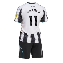 Newcastle United Harvey Barnes #11 Thuis tenue Kids 2025-26 Korte Mouwen (+ broek)
