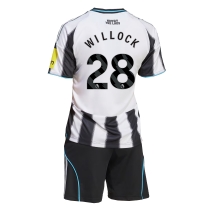 Newcastle United Joe Willock #28 Thuis tenue Kids 2025-26 Korte Mouwen (+ broek)