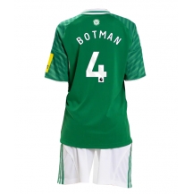 Newcastle United Sven Botman #4 Uit tenue Kids 2025-26 Korte Mouwen (+ broek)