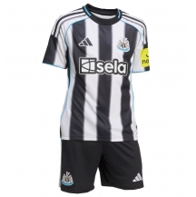Newcastle United Thuis tenue Kids 2025-26 Korte Mouwen (+ broek)