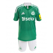 Newcastle United Uit tenue Kids 2025-26 Korte Mouwen (+ broek)