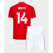 Nottingham Forest Dan Ndoye #14 Thuis tenue Kids 2025-26 Korte Mouwen (+ broek)