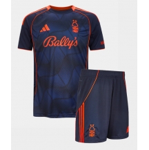 Nottingham Forest Derde tenue Kids 2025-26 Korte Mouwen (+ broek)
