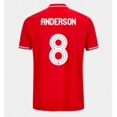 Nottingham Forest Elliot Anderson #8 Thuis tenue 2025-26 Korte Mouwen