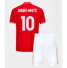 Nottingham Forest Morgan Gibbs-White #10 Thuis tenue Kids 2025-26 Korte Mouwen (+ broek)