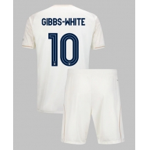 Nottingham Forest Morgan Gibbs-White #10 Uit tenue Kids 2025-26 Korte Mouwen (+ broek)