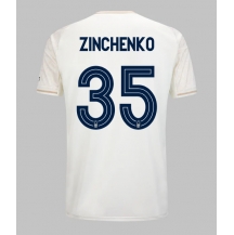 Nottingham Forest Oleksandr Zinchenko #35 Uit tenue 2025-26 Korte Mouwen