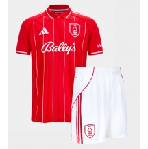 Nottingham Forest Thuis tenue Kids 2025-26 Korte Mouwen (+ broek)