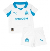 Olympique de Marseille Thuis tenue Kids 2025-26 Korte Mouwen (+ broek)