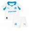 Olympique de Marseille Thuis tenue Kids 2025-26 Korte Mouwen (+ broek)