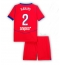 Paris Saint-Germain Achraf Hakimi #2 Derde tenue Kids 2025-26 Korte Mouwen (+ broek)