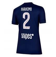 Paris Saint-Germain Achraf Hakimi #2 Thuis tenue Dames 2025-26 Korte Mouwen