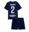 Paris Saint-Germain Achraf Hakimi #2 Thuis tenue Kids 2025-26 Korte Mouwen (+ broek)
