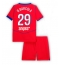Paris Saint-Germain Bradley Barcola #29 Derde tenue Kids 2025-26 Korte Mouwen (+ broek)