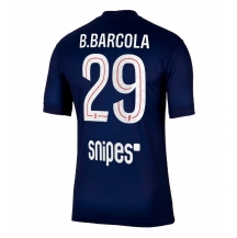 Paris Saint-Germain Bradley Barcola #29 Thuis tenue 2025-26 Korte Mouwen