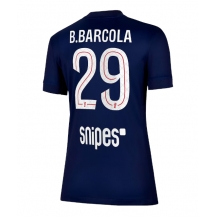 Paris Saint-Germain Bradley Barcola #29 Thuis tenue Dames 2025-26 Korte Mouwen