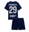 Paris Saint-Germain Bradley Barcola #29 Thuis tenue Kids 2025-26 Korte Mouwen (+ broek)