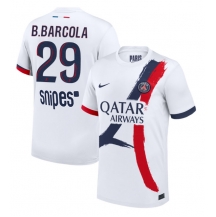 Paris Saint-Germain Bradley Barcola #29 Uit tenue 2025-26 Korte Mouwen