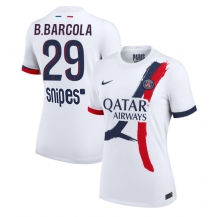 Paris Saint-Germain Bradley Barcola #29 Uit tenue Dames 2025-26 Korte Mouwen