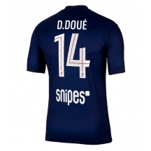 Paris Saint-Germain Desire Doue #14 Thuis tenue 2025-26 Korte Mouwen