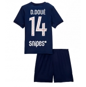 Paris Saint-Germain Desire Doue #14 Thuis tenue Kids 2025-26 Korte Mouwen (+ broek)