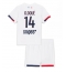 Paris Saint-Germain Desire Doue #14 Uit tenue Kids 2025-26 Korte Mouwen (+ broek)