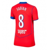 Paris Saint-Germain Fabian Ruiz #8 Derde tenue Dames 2025-26 Korte Mouwen